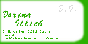 dorina illich business card